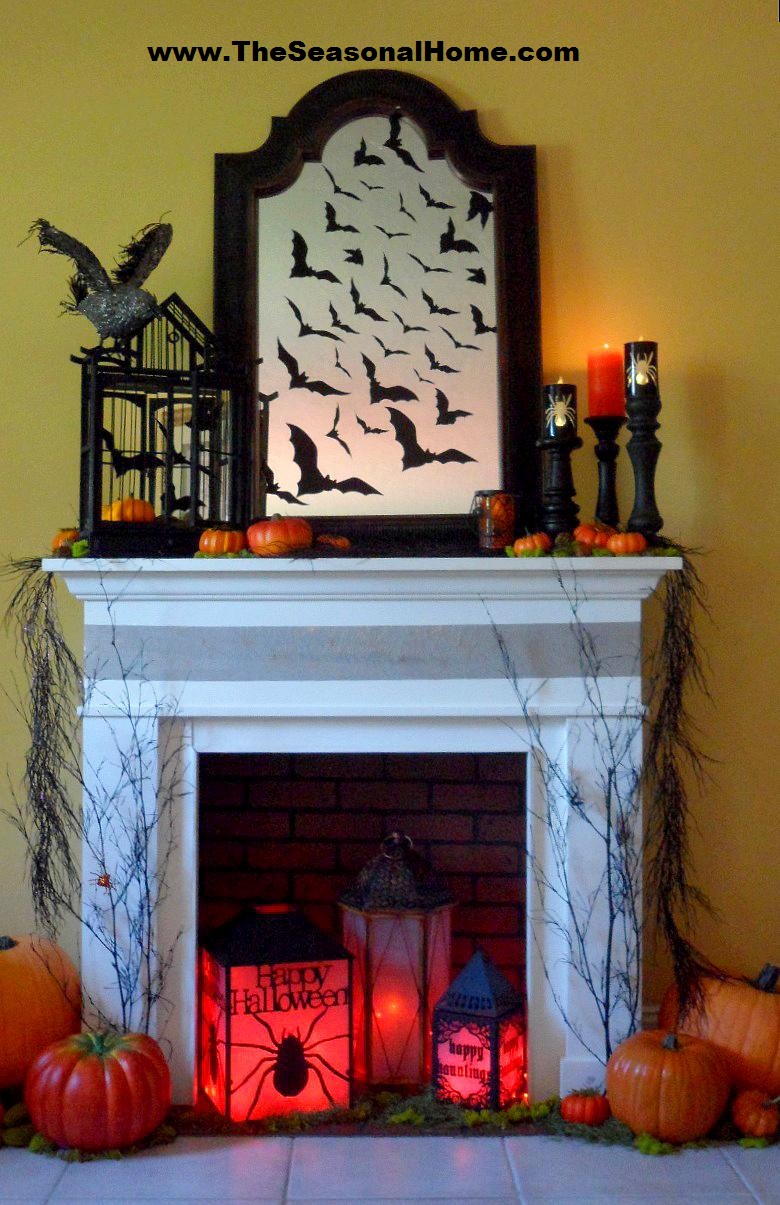 Halloween Fireplace Decorations